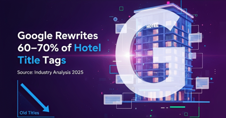 Learn Why Google Rewrites 60–70% of Hotel Title Tags